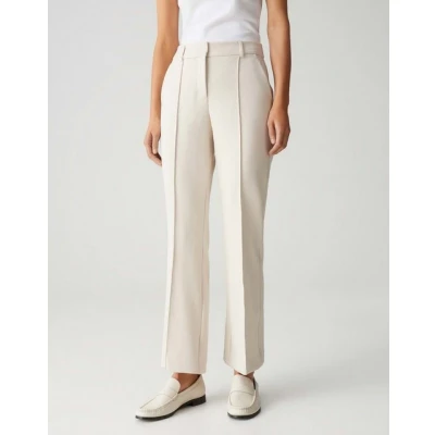 Abbildung von OPUS Pants CITY Luane Stoffhose, Damen, Größe: 36, Natural glaze