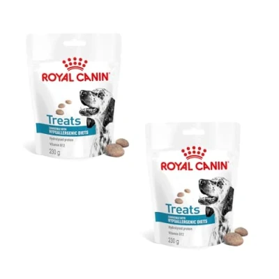 Abbildung von Royal Canin Veterinary Hypoallergenic Treats 230 g Snacks für Erwachsene Hunde Aller Größen &amp; Rassen Im wiederverschließbaren Beutel Hydrolysierte Proteine