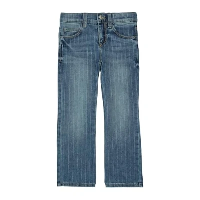 Abbildung von s.Oliver Glitzernadelstreifen Jeans Relaxed Fit für Kinder, Größe: 104xREG, Blau
