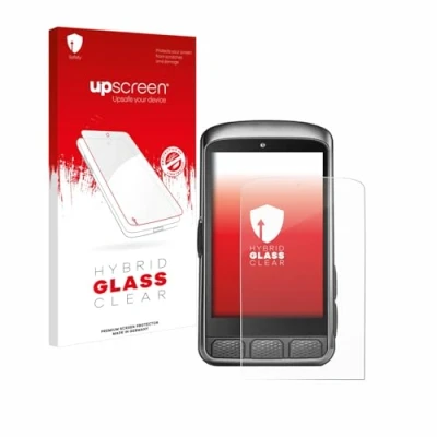 Abbildung von upscreen Schutzglas für Wahoo Elemnt ACE Schutzfolie, Glas Folie [Klar, 9H Panzerschutz, Anti Fingerprint]