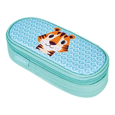 Abbildung von herlitz 50038954 Faulenzer Etui, Cute Animals Tiger, 1 Stück