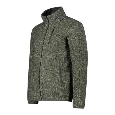 Abbildung von CMP Knit Tech Jacke für Herren, Ölgrün Mel., 48