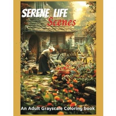 Abbildung von Serene Life Scenes An adult grayscale coloring book to relieve Anxiety and depressio: Stress Relief, Rural Life, Rustic Places, Men ... Activities (Relaxing Country Scenes, Band 8)