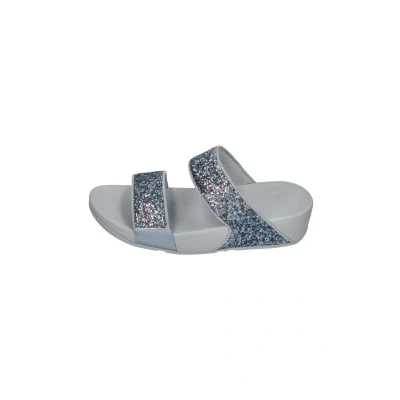 Abbildung von Fitflop LULU Multitonal Glitter Badesandale, Damen, Größe: 39, Quiet blue Schuhe