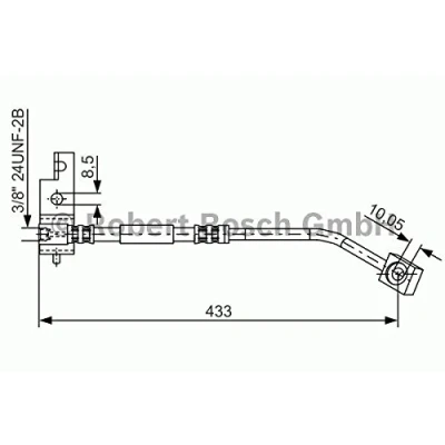 Abbildung von BOSCH 1 987 476 149 Bremsschläuche 310 3/8 CHRYSLER: PT Cruiser Kombi, Cabrio