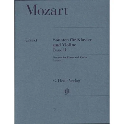 Abbildung von Sonaten für Klavier und Violine, Band II: Besetzung: Violine (G. Henle Urtext Ausgabe)