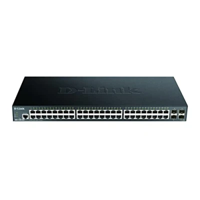 Abbildung von D Link DGS 1250 52X/E, 52 Port Layer 2/3 Smart Managed Gigabit Switch (48x BaseT Port, 4 x 10G SFP+ Slot) Nur EU Netzkabel