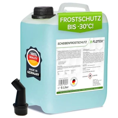 Abbildung von Flotex Schnell wirkender Scheibenenteiser 5L Effektiver Scheiben Enteiser Auto Enteisen ohne Kratzen Schlierenfreies Enteiserspray Wirksam bis 40 Grad