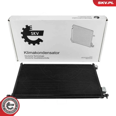 Abbildung von ESEN SKV 86SKV475 Klimakondensator ohne Trockner Aluminium 650mm HONDA: Civic VII Hatchback (EU, EP, EV) 2.0 Type R, i Sport 2001 2005