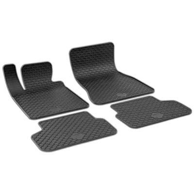 Abbildung von WALSER DirtGuard Gummi Fussmatten Auto kompatibel mit BMW 5 (G30, F90) 09/2016 Heute, Touring (G31) 03/2017 100% passgenaue Fußmatten, robuste Universal Fußmatte