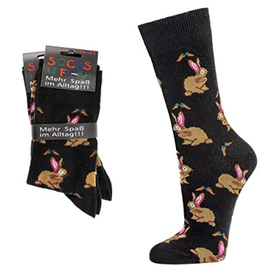 Abbildung von FussFreunde Freizeitsocken 2 Paar Fun Socken, Spaß mit über 70 Motive, ANTI LOCH GARANTIE