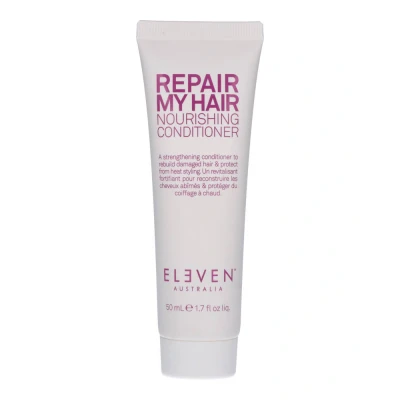 Abbildung von ELEVEN AUSTRALIA Repair My Hair Nourishing Conditioner Eine kräftigende Spülung um geschädigtes Haar wieder aufzubauen und vor Hitzestyling zu schützen 50ml