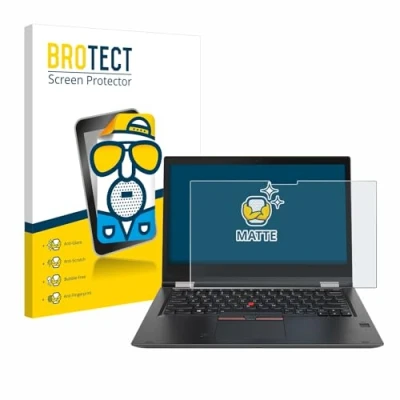 Abbildung von BROTECT Entspiegelungs Schutzfolie für Lenovo ThinkPad Yoga X380 Matte Displayschutz Folie, Anti Reflex, Fingerprint