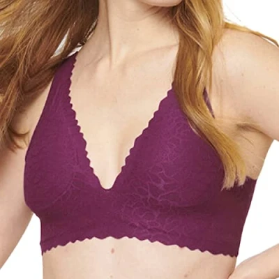 Abbildung von sloggi Damen Zero Feel Lace 2.0 Top Bustier, Wine, XS