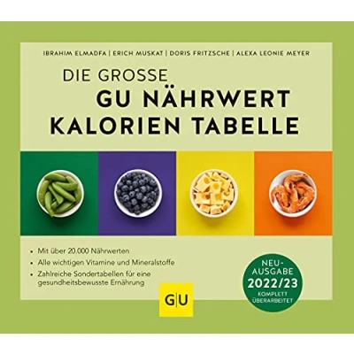 Abbildung von Die große GU Nährwert Kalorien Tabelle (GU Tabellenwerk Gesundheit)