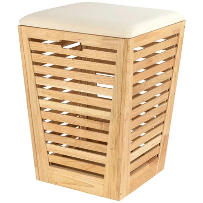 Abbildung von WENKO Wäschetruhe &quot;Norway&quot;, BxTxH: 40x40x56 cm, 55 Liter