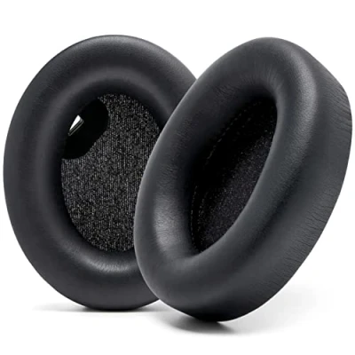 Abbildung von WC Wicked Cushions Extra Dicke Ohrpolster für Sony WH1000XM4 Kopfhörer weiches PU Leder, luxuriöser geräuschisolierender Memory Schaum, funktioniert mit Ohrsensor Schwarz