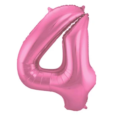 Abbildung von Ballonfolie 4 Matt Pink 86 cm