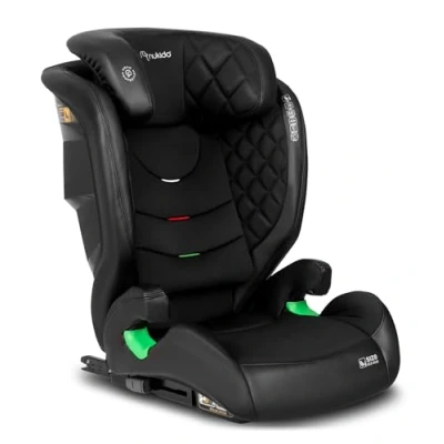 Abbildung von Nukido Kindersitz Kinderautositz 15 Bis 36 kg Autositz Für Kinder 4 12 Jahren ISOFIX Kopfstützenverstellung Neigungsverstellung Louis (Schwarz)
