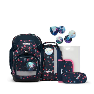 Abbildung von ergobag Schulrucksack Set Phantbärsiewelt Lila