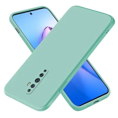 Abbildung von EASSGU Hülle für Oppo Reno2 Z (6.53&quot; Inches), Weiche TPU Silikon Helles Cyan