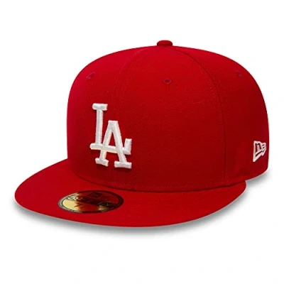 Abbildung von New Era Los Angeles Dodgers Cap 59Fifty Basecap Baseball Fitted Kappe MLB rot 7 7/8 63cm (XXL)