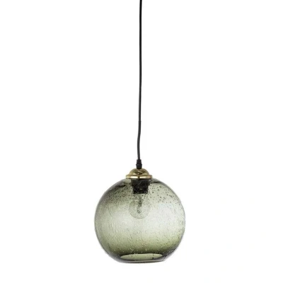 Abbildung von Bloomingville Pendelleuchte Alber, Glas Lampe Glaslampe Hängelampe Leuchte grün