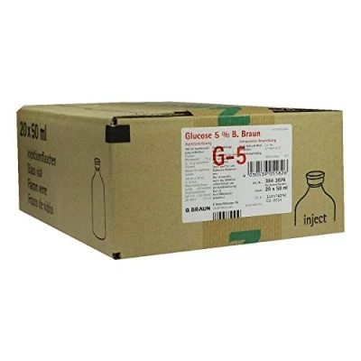 Abbildung von Glucose 5% B.braun Injektionslösung 20X50 ml