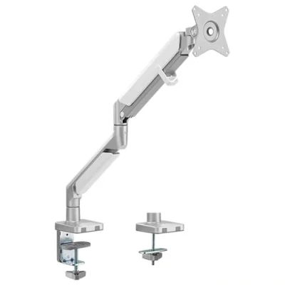 Abbildung von LogiLink BP0092 Gaming Dual Monitor Schreibtischhalterung für 2x 17 32 Zoll (LCD, LED, OLED, …) mit Gasdruckfeder, USB 3.0 Hub + Multimedia Ports, Armlänge = 480mm
