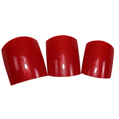 Abbildung von World of Nails Design Toe Fußnägel Weinrot 100 Stück in Tipbox