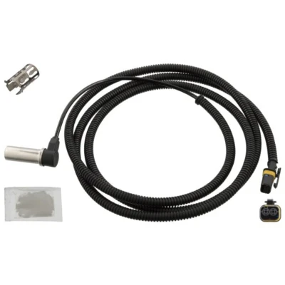 Abbildung von FEBI BILSTEIN 102456 ABS Sensor Hinterachse rechts, Vorderachse rechts mit Hülse, Fett 1800 2140 2200