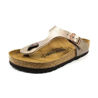 Abbildung von Birkenstock Gizeh BF Regular Zehentrenner, Damen, Größe: 36, Graceful taupe Schuhe