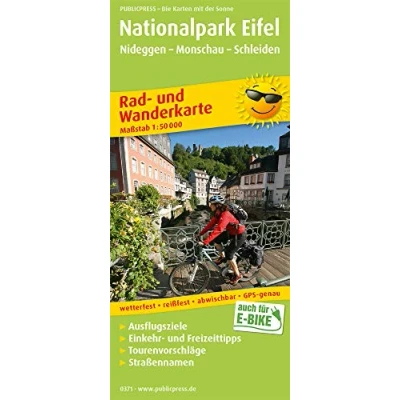 Abbildung von Nationalpark Eifel, Nideggen Monschau Schleiden: Rad und Wanderkarte mit Ausflugszielen, Einkehr &amp; Freizeittipps, Straßennamen, wetterfest, ... 1:50000 (Rad Wanderkarte: RuWK)