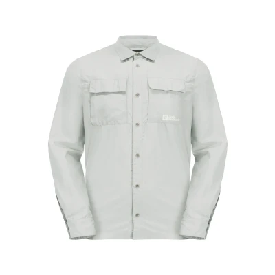 Abbildung von Jack Wolfskin Barrier Hemd, Herren, Größe: Large, Cool grey