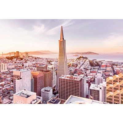 Abbildung von Komar Fototapete &quot;San Francisco Morning&quot;, 368x254 cm (Breite x Höhe), inklusive Kleister