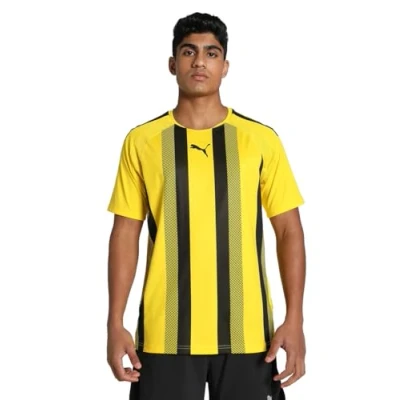 Abbildung von Puma Tshirt print, Herren, Größe: Small, Gelbschwarz