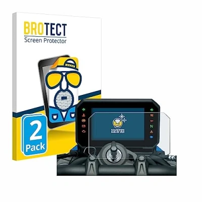Abbildung von BROTECT Entspiegelungs Schutzfolie für Suzuki V Strom 1050DE 2023 (2 Stück) Matte Displayschutz Folie, Anti Reflex, Fingerprint
