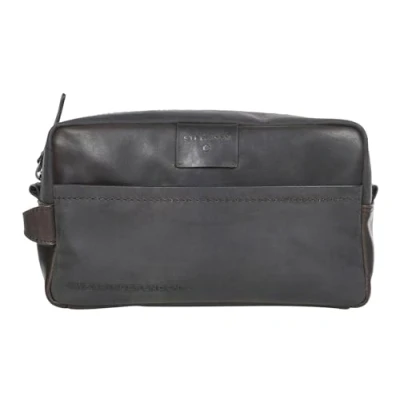 Abbildung von Strellson Premium Kosmetiktasche, Herren, Größe: One Size, Darkbrown