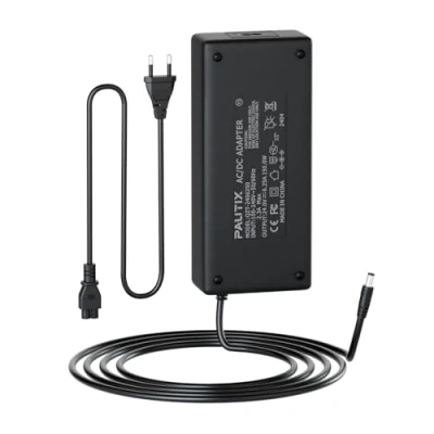 Abbildung von PAUTIX LED Streifen EU Stecker DC24V 6.25A Netzteil für Streifen, AC100 240 Netzadapter Treiber, Weiß 150W Maximal