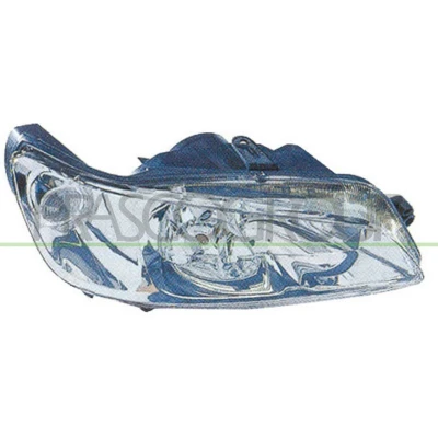 Abbildung von PRASCO PG0404903 Scheinwerfer rechts H7/H7 glasklar mit Blinklicht für Rechtsverkehr Lampenträger ohne Stellmotor LWR PEUGEOT: 306 Schrägheck
