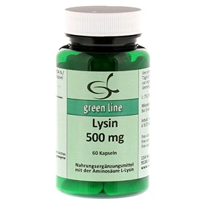 Abbildung von Lysin 500 mg Kapseln 60 St