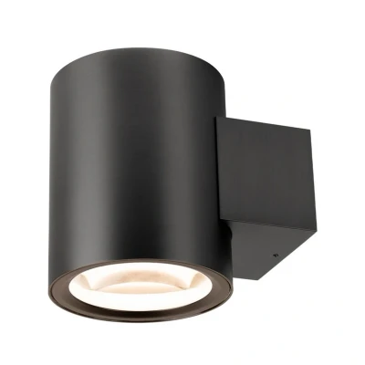 Abbildung von SLV LED Wandleuchte Oculus, bronzefarben Ø 9 cm, dim to warm