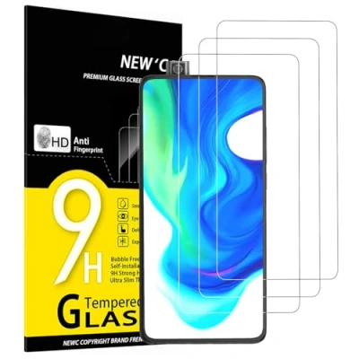 Abbildung von NEW&#039;C 3 Stück, Panzer Schutz Glas für Xiaomi Redmi K30 Pro, Poco F2 Frei von Kratzern, 9H Härte, HD Displayschutzfolie, 0.33mm Ultra klar, Ultrabeständig