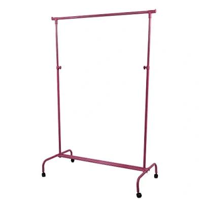 Abbildung von Home Vida Verstellbarer Kleiderständer für Einzelkleiderständer, Rosa