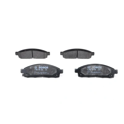 Abbildung von BOSCH 0 986 494 268 Bremsbelagsatz Low Metallic mit integriertem Verschleißwarnkontakt Anti Quietsch Blech, Montageanleitung