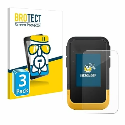 Abbildung von BROTECT Schutzglas für Garmin eTrex SE (3 Stück) Schutzfolie Panzer Folie Glas [Extrem Kratzfest 9H, Anti Fingerprint, Ultra Transparent]
