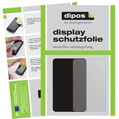 Abbildung von dipos I Schutzfolie matt kompatibel mit Nokia T20 Displayschutz Folie