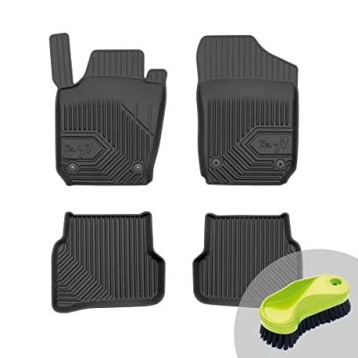 Abbildung von FROGUM No.77 Gummimatten Ganzjahresset von Auto Fußmatten Autofussmatten für SEAT Ibiza IV 2008 2017 Langlebiges TPE Material