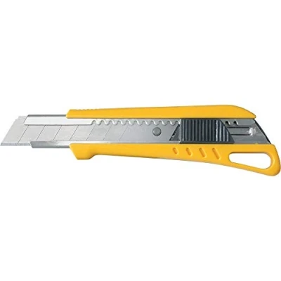 Abbildung von Tajima Cuttermesser (Cutter, Teppichmesser), 18mm, Auto Blade Lock ergonomischer Griff LC520Y
