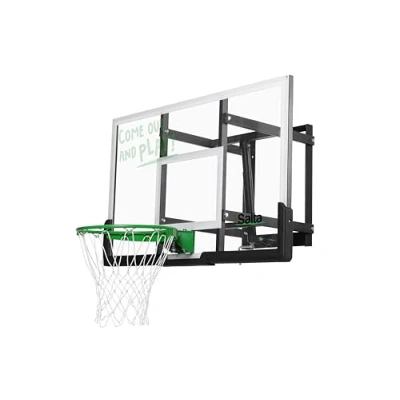 Abbildung von Salta Guard Basketballbrett Wandmontage Basketballkorb mit Dunkring für Kinder und Erwachsene Outdoor Schwarz
